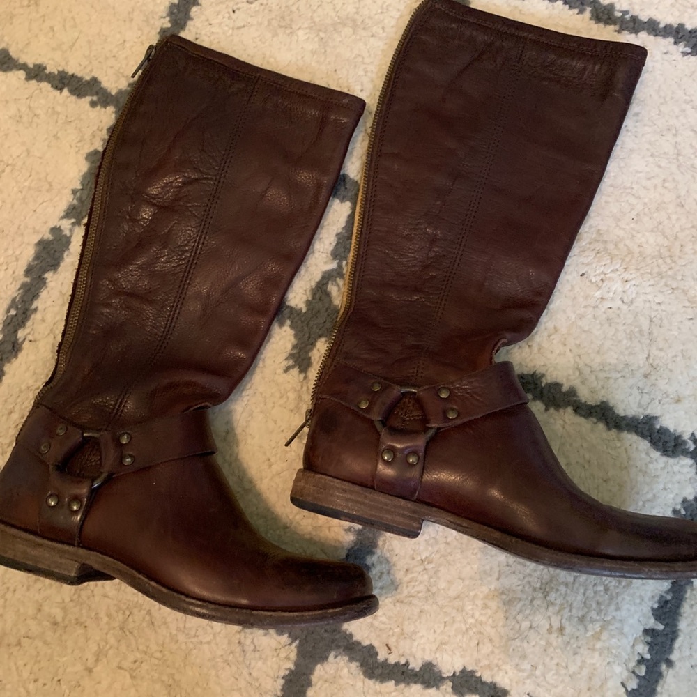 Frye Melissa Harness Tall Boots